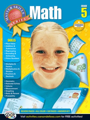 cover image of Math, Grade 5
